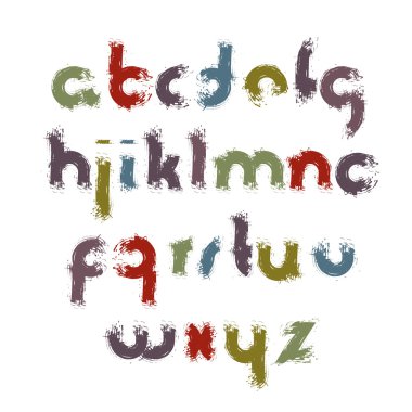 Akrilik Alfabe harf seti