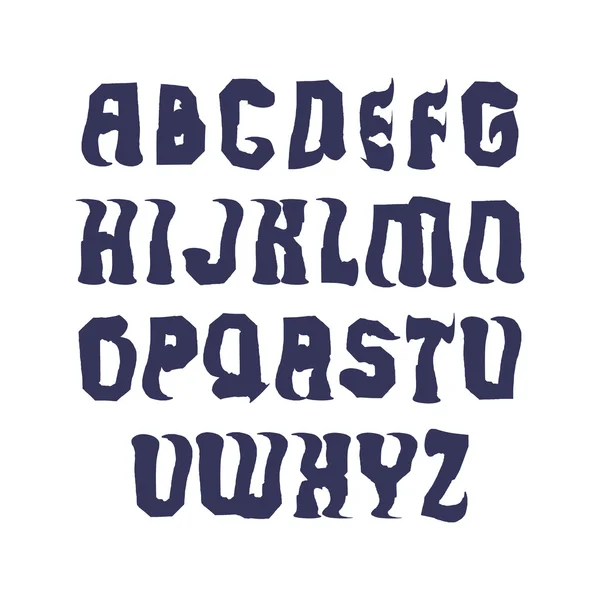 Acryl alfabet letters set — Stockvector