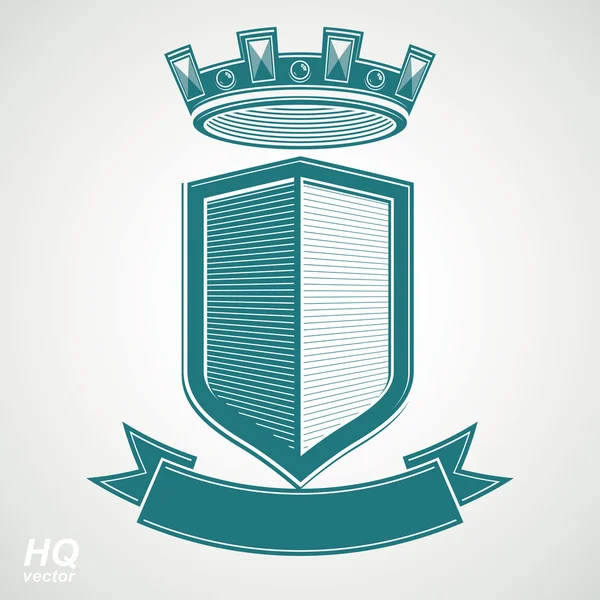 Blason royal héraldique — Image vectorielle
