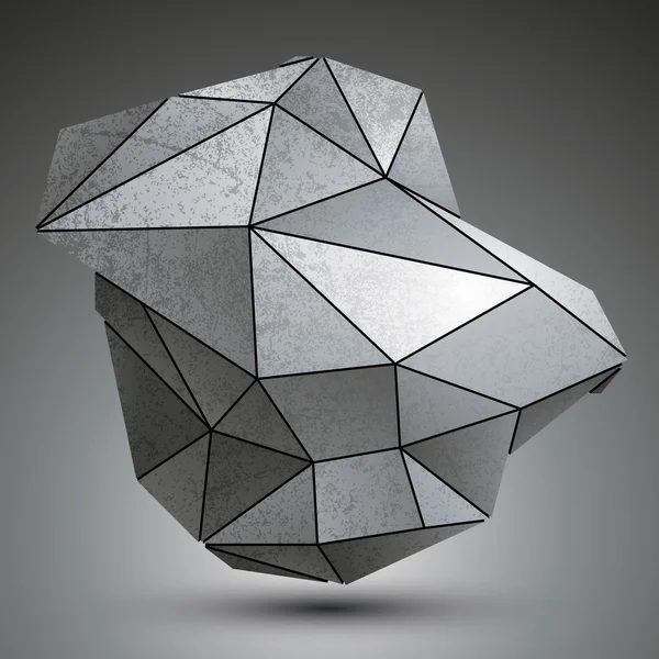 Deformed dimensional object — Stok Vektör