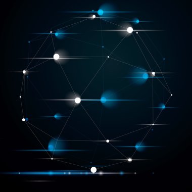 Complicated abstract shine shape