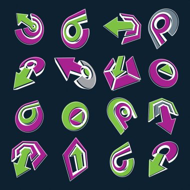 Multimedya işaretleri koleksiyonu