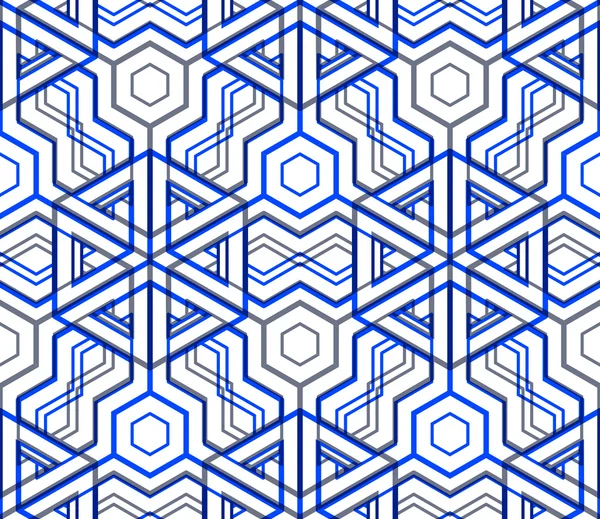 Abstraktní geometrický bezešvý vzor — Stockový vektor