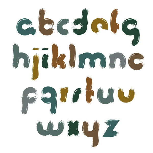 Alphabet acrylique lettres ensemble — Image vectorielle