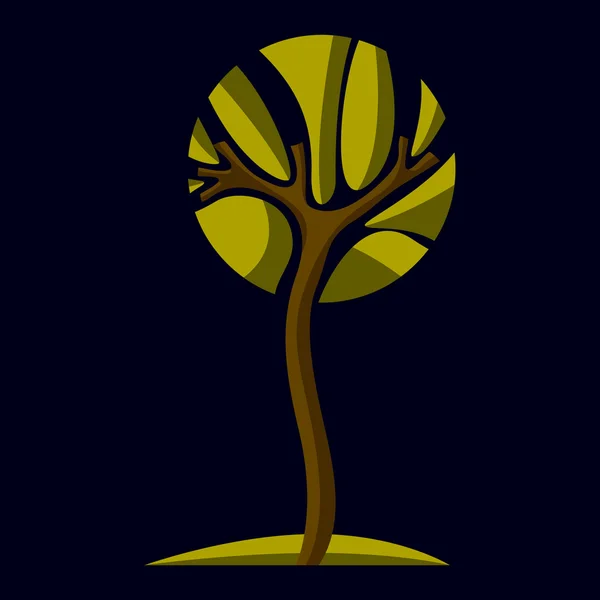Icône de l'arbre de fée — Image vectorielle