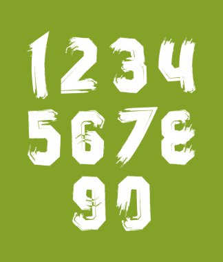 beyaz el yazısı numaraları