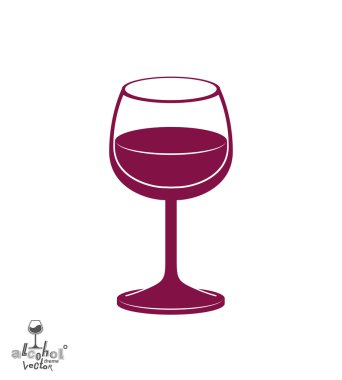 goblet half full with wine