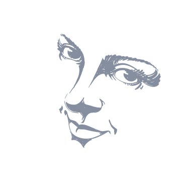 gülümseyen çekici Bayan