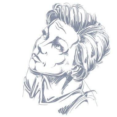 Young woman feel sorry about