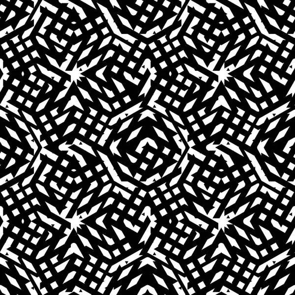 Geometrisch chaotisch gefüttert nahtlose Muster — Stockvektor