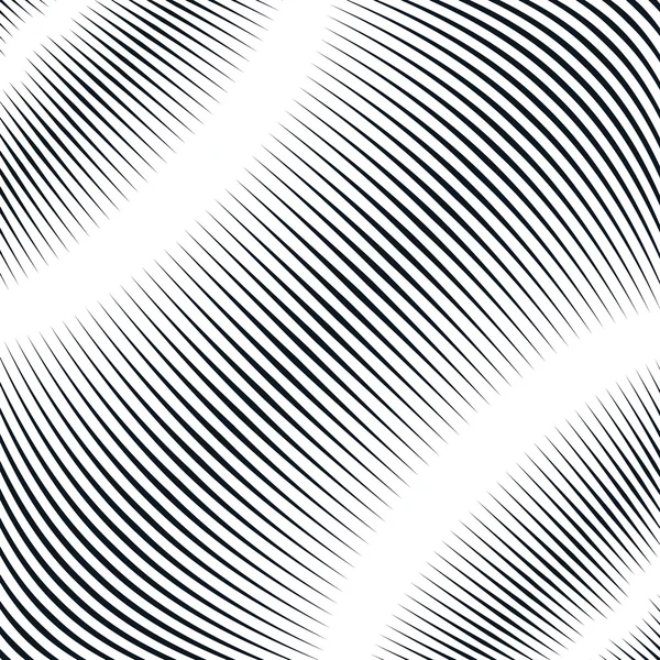 Fond optique avec lignes géométriques monochromes — Image vectorielle