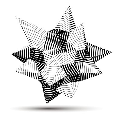 3D modern şık soyut İnşaat