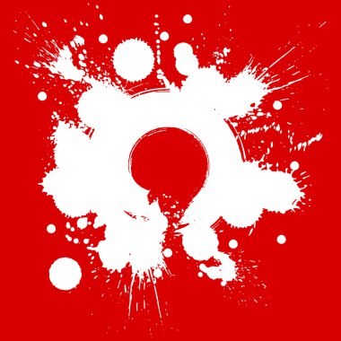 Art ink blob pattern