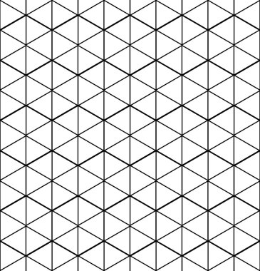 Tek renkli soyut geometrik seamless modeli