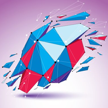 3D düşük Poli dijital nesne