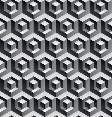Tek renkli soyut geometrik seamless modeli