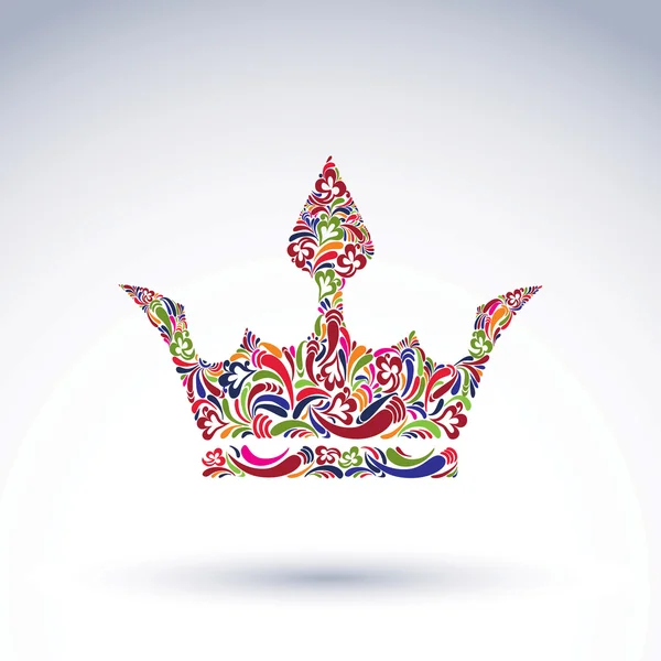 Цветущая корона — стоковый вектор
