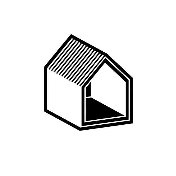 Icono de negocio conceptual desarrollador inmobiliario — Vector de stock