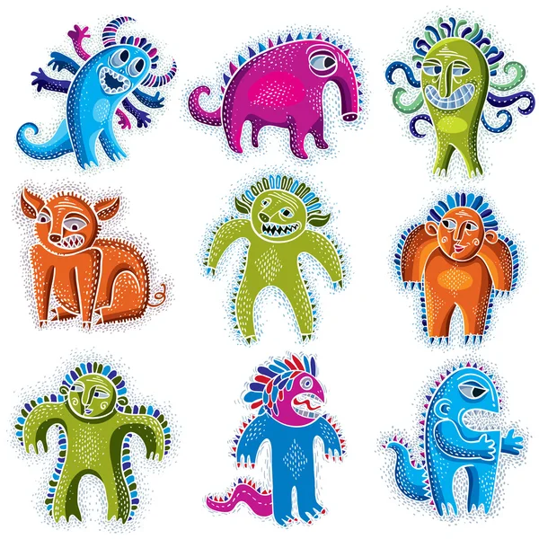Cute Halloween character ogres