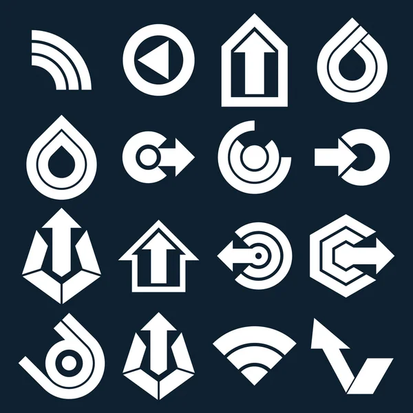 Business and corporate graphic symbols collection — Wektor stockowy