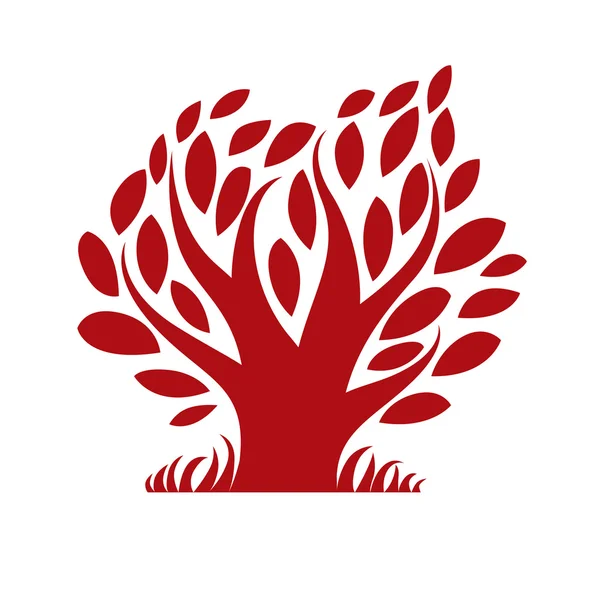 Single branchy tree — 图库矢量图片