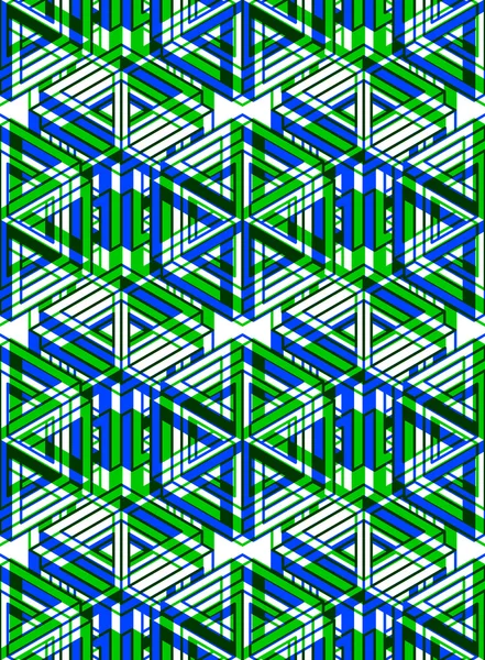 Eindeloze kleurrijke symmetrische patroon — Stockvector