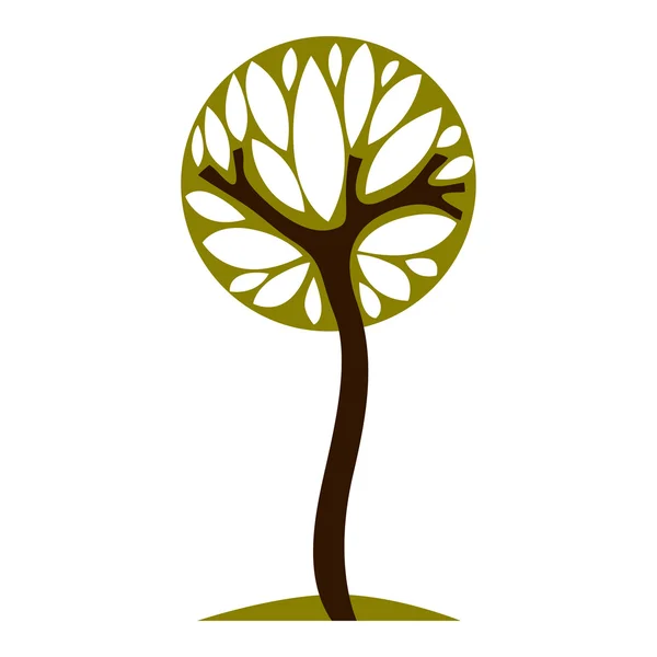 Árbol de hadas de arte — Vector de stock