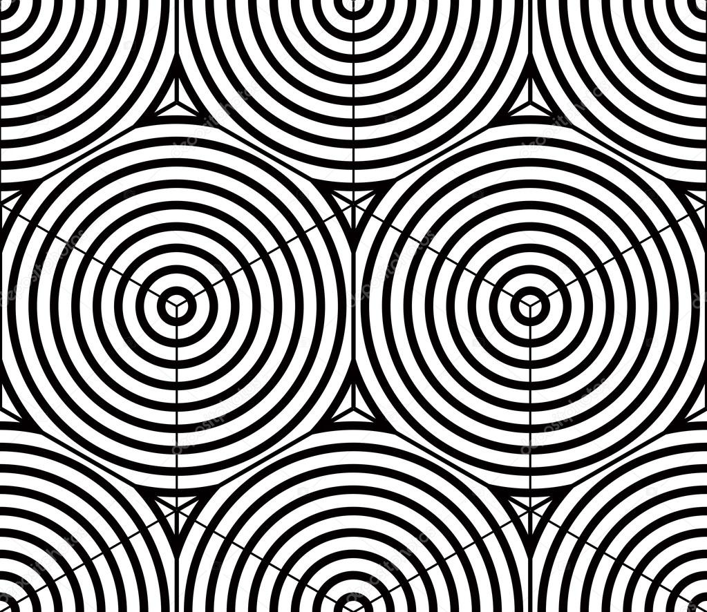 Graphic seamless abstract pattern