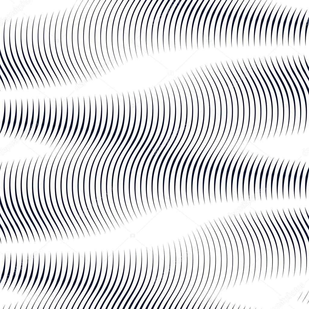 Moire Pattern, Monochrome Background Stock Vector Image By ©Ostapius  #99433540