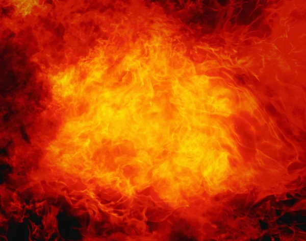 Fire background as a symbol of hell and inferno — Stock Photo, Image