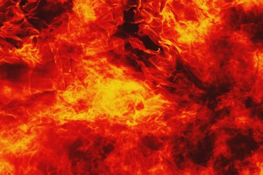 background of fire as a symbol of hell and inferno clipart