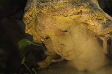 güneş ışığı (antik heykel altın melek)