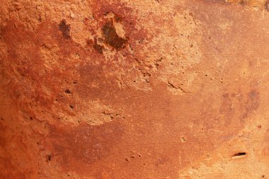 Çok eski, antik, kil vazoların arka planı.. 