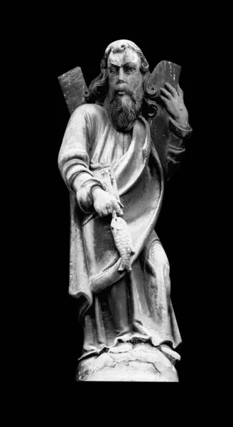 Saint Andrew Apostle Jesus Christ Brother Saint Peter — Stock Photo, Image