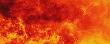Background of fire. Symbol of hell and eternal torment clipart