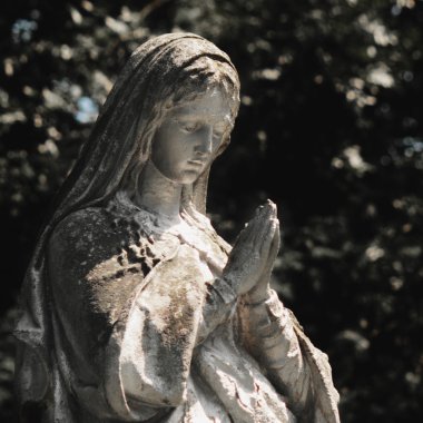 Statue Of Virgin Mary (fragment) clipart