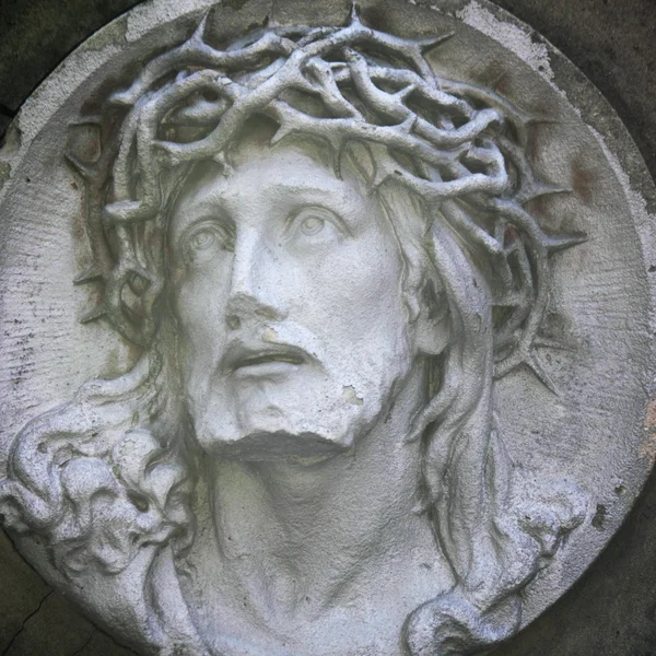 Jesus Christ in a crown of thorns — Stock Photo, Image