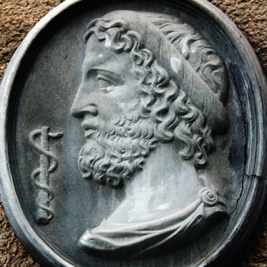 Greek God Asclepius clipart