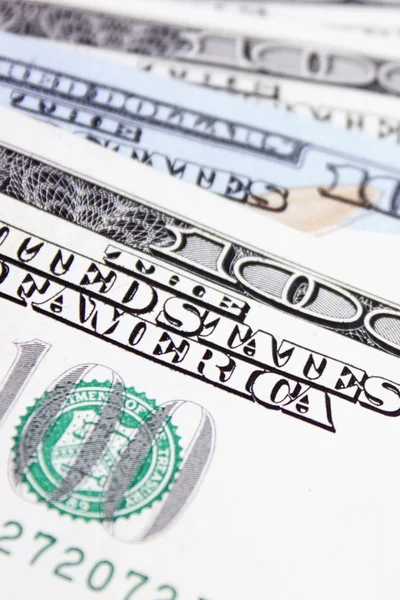 Fundo de dinheiro (close-up de nota de dólar ) — Fotografia de Stock