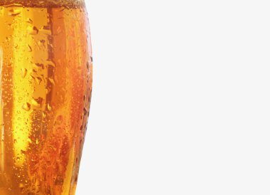 Bardak metin için yer ile hafif bira