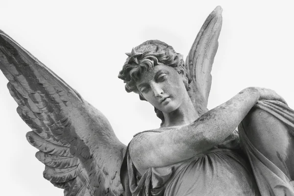 Anjo da Guarda como símbolo da segurança humana (fragmento da estátua Imagens De Bancos De Imagens Sem Royalties