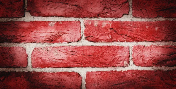 Texture of the old red brick wall — Stock Photo, Image