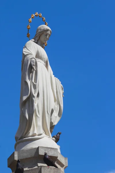 Statuia Fecioarei Maria — Fotografie, imagine de stoc