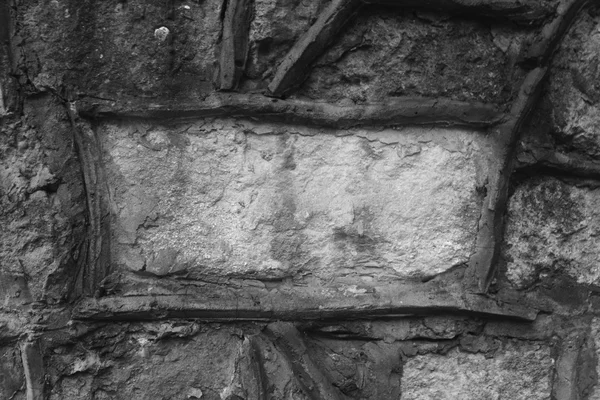 Texture du vieux mur de briques rouges sales — Photo