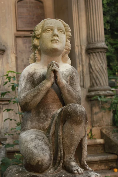 Figura de un ángel orante — Foto de Stock