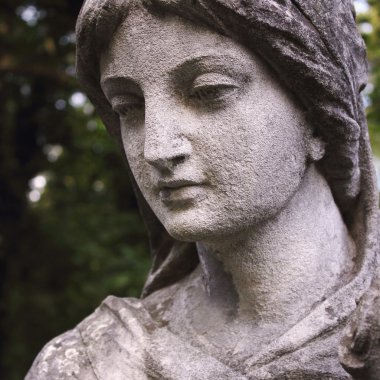 face of  goddess of love Aphrodite (Venus) clipart