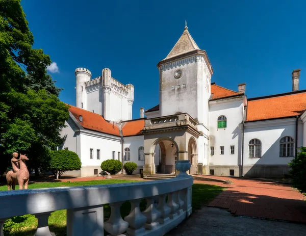 Antiguo Castillo Histórico Fantástico Abandonado Cerca Becej Serbia — Foto de Stock