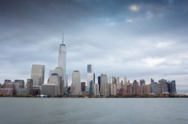 Нью-Йорк sky line — стоковое фото