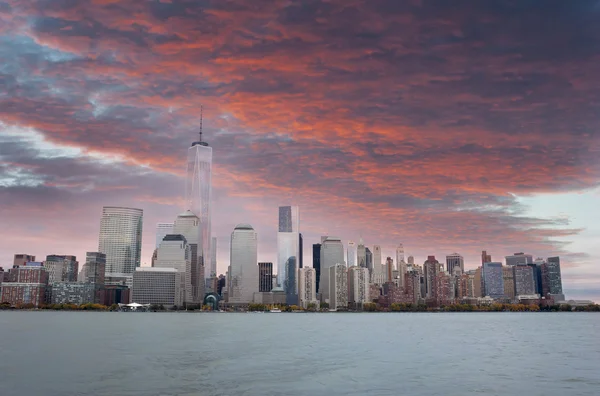 New York'un gökyüzü hat — Stok fotoğraf