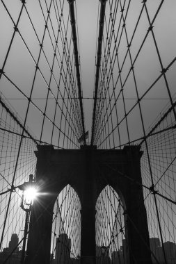 Brooklyn Köprüsü, New York şehri. ABD.